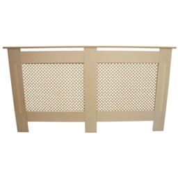 Monstershop Radiator Cover MDF Unfinished 1515mm in Light Brown