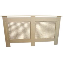 Monstershop Radiator Cover MDF Unfinished 1515mm in Light Brown - thumbnail 3