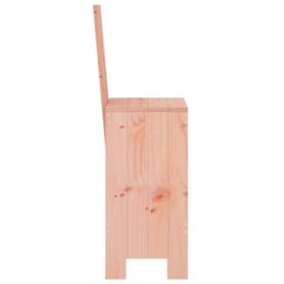 Berkfield Home Bar Stools 2 pcs 40x42x120 cm Solid Wood Douglas in Brown - Size: 40 x 42 x 120 cm - thumbnail 5