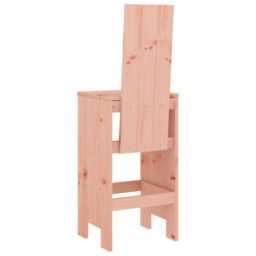 Berkfield Home Bar Stools 2 pcs 40x42x120 cm Solid Wood Douglas in Brown - Size: 40 x 42 x 120 cm - thumbnail 6