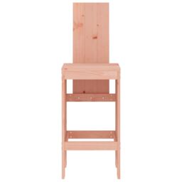Berkfield Home Bar Stools 2 pcs 40x42x120 cm Solid Wood Douglas in Brown - Size: 40 x 42 x 120 cm - thumbnail 4