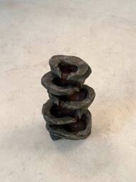Living and Home Solar-Powered Fountain Accent for Garden Spaces in Brown - thumbnail 7