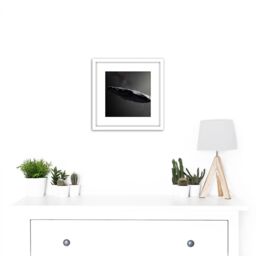Artery8 Space ESO Eso1737e Interstellar Asteroid Oumuamua 8X8 Inch Square Wooden Framed Wall Art Print Picture with Mount in White - thumbnail 2