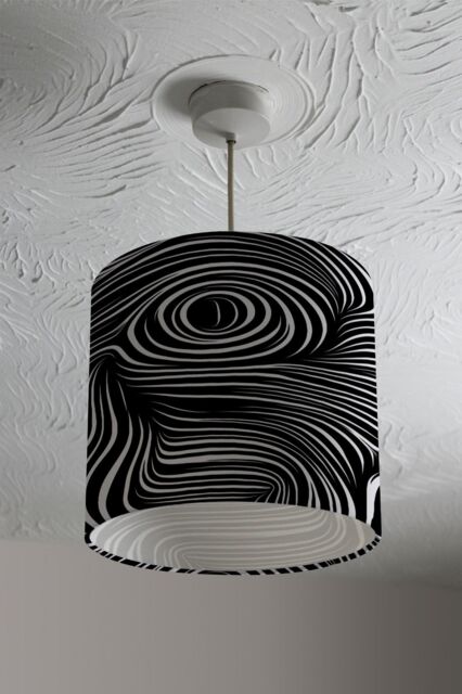 Benjamin Tate Design woodcut style on the subject of human soul ceiling lamp shade in Natural