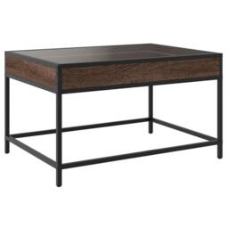 Berkfield Home Coffee Table with Infinity LED Brown Oak 70x50x41 cm - Size: 70 x 50 x 41 cm - thumbnail 8