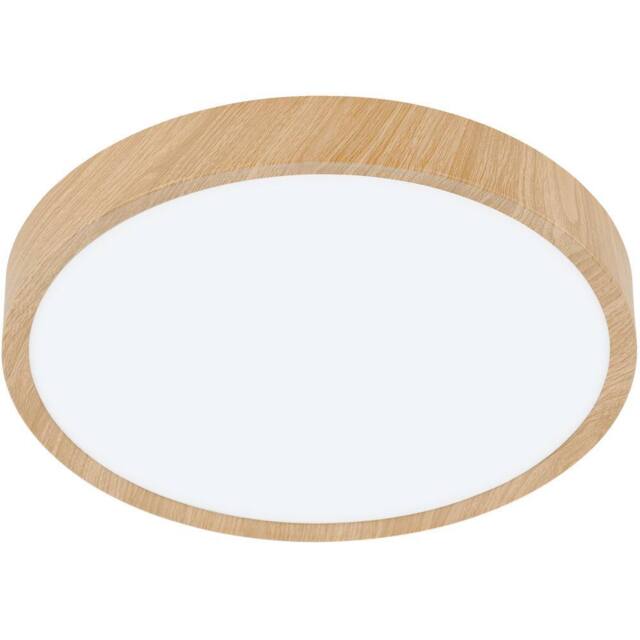 Loops Stylish Modern Natural Wooden Effect Indoor Ceiling Light for Any Room - image 1