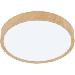 Loops Stylish Modern Natural Wooden Effect Indoor Ceiling Light for Any Room - thumbnail 1
