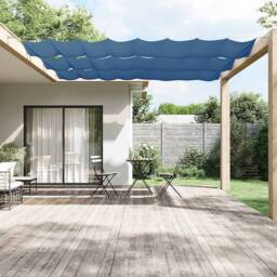 Berkfield Home Vertical Awning Blue 140x1200 cm Oxford Fabric - thumbnail 2