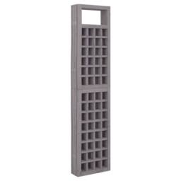 Berkfield Home Durable 6-Panel Room Divider/Trellis Solid Fir Wood Grey 242.5x180 cm - thumbnail 4
