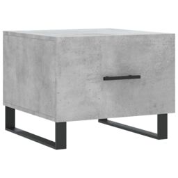 Berkfield Home Coffee Tables 2 pcs Concrete Grey 50x50x40 cm Engineered Wood - Size: 50 x 50 x 40 cm - thumbnail 5