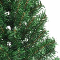Berkfield Home Beautiful Artificial Pre-lit Christmas Tree Green 240 cm PVC - thumbnail 6