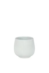 KDMD Glossy White Hortus Lisbon Pot 12.5x13cm 2 Pack - Size: 12.5x13 cm - thumbnail 1
