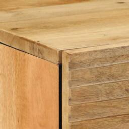 Berkfield Home Sideboard Brown 60x33x75 cm Solid Wood Mango - Size: 60 x 33 x 75 cm - thumbnail 6