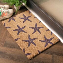 Artsy Mats Starfish Doormat (60 x 40cm) in Brown - Size: 40 cm x 60 cm - thumbnail 2