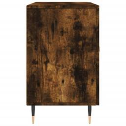Berkfield Home Sideboard Smoked Oak 100x36x60 cm Engineered Wood in Brown - Size: 100 x 36 x 60 cm - thumbnail 7