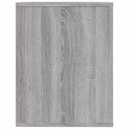 Berkfield Home Shoe Rack Grey Sonoma 75x35x45 cm Engineered Wood - Size: 75 x 35 x 45 cm - thumbnail 6