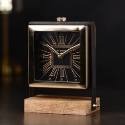 WILLIAM WIDDOP Table Clock On A Stand in Gold - thumbnail 7