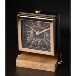 WILLIAM WIDDOP Table Clock On A Stand in Gold - thumbnail 6