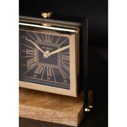 WILLIAM WIDDOP Table Clock On A Stand in Gold - thumbnail 8