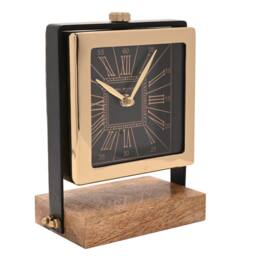 WILLIAM WIDDOP Table Clock On A Stand in Gold - thumbnail 3