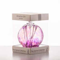 Sienna Glass Attraction Orb Healing in Purple