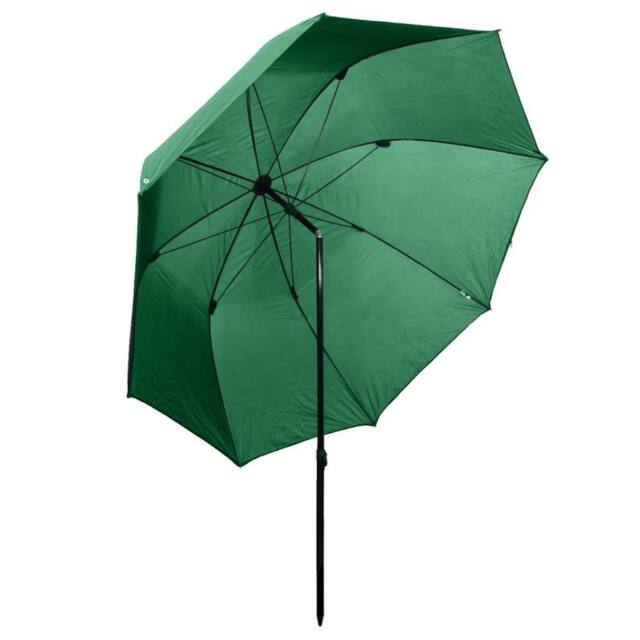 Berkfield Home Fishing Umbrella Green 300x240 cm - image 1