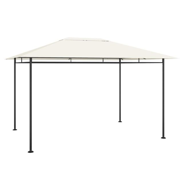 Berkfield Home Gazebo 384x281x270 cm Cream 180 g/m ² in Beige - Size: 384 x 281 x 270 cm - image 1