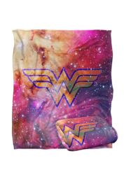Warner Brothers Jla Logo Officially Licensed Silky Touch Super Soft Throw Blanket 152 x 127 cm in White - thumbnail 2