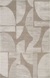 Desire Rugs Hamilton Modern Sheen Area Rug - Abstract Motif Geometric Lines Design in Taupe - Size: 80 cm x 150 cm - thumbnail 2