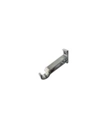 New Edge Blinds 16-19mm Metal Crown Final Metal Curtain Pole Set - Silver - Size: 120 cm - 210 cm - thumbnail 2