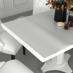 Berkfield Home Table Protector Matt 90x90 cm 2 mm PVC - thumbnail 1