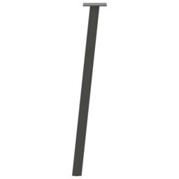 Berkfield Home Coffee Table Legs 4 pcs Anthracite 72 cm Steel in Black - thumbnail 5