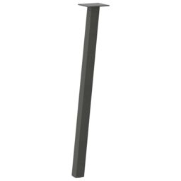 Berkfield Home Coffee Table Legs 4 pcs Anthracite 72 cm Steel in Black - thumbnail 4