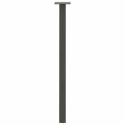 Berkfield Home Coffee Table Legs 4 pcs Anthracite 72 cm Steel in Black - thumbnail 6