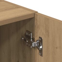 Berkfield Home Kitchen Cabinet Artisan Oak 38x41.5x131.5 cm Engineered Wood in Brown - thumbnail 9
