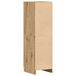 Berkfield Home Kitchen Cabinet Artisan Oak 38x41.5x131.5 cm Engineered Wood in Brown - thumbnail 7