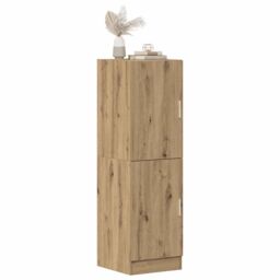 Berkfield Home Kitchen Cabinet Artisan Oak 38x41.5x131.5 cm Engineered Wood in Brown