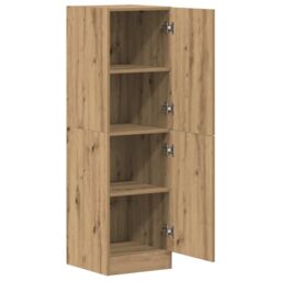 Berkfield Home Kitchen Cabinet Artisan Oak 38x41.5x131.5 cm Engineered Wood in Brown - thumbnail 5