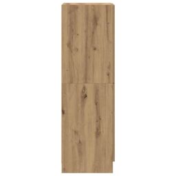 Berkfield Home Kitchen Cabinet Artisan Oak 38x41.5x131.5 cm Engineered Wood in Brown - thumbnail 6