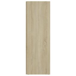 Berkfield Home Corner Cabinet Sonoma Oak 33x33x100 cm Engineered Wood in Brown - Size: 33 x 33 x 100 cm - thumbnail 6