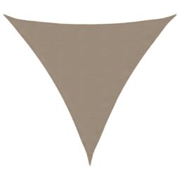 Berkfield Home Sunshade Sail Oxford Fabric Triangular 5x5x5 m Taupe - thumbnail 2