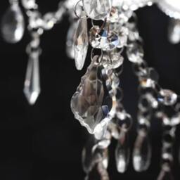 Berkfield Home Gorgeous Chandelier with 1600 Crystals in White - thumbnail 4