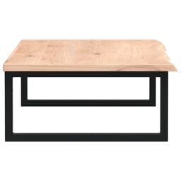 Berkfield Home Basin Shelf Wall Mounted Steel & Solid Wood Oak in Brown - thumbnail 5