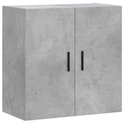 Berkfield Home Wall Cabinet Concrete Grey 60x31x60 cm Engineered Wood - Size: 60 x 31 x 60 cm - thumbnail 2