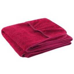 Berkfield Home Beach Towels 6 pcs Burgundy 60x135 cm Fabric 400 GSM in Red - thumbnail 5