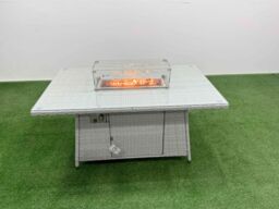 Fimous 8 Seat PE Rattan Lounge Sofa Set Outdoor Garden Furniture Sets in Light Grey - thumbnail 3