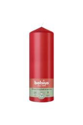 KDMD Bolsius Delicate Red Essential Pillar Candle 200 x 68mm - thumbnail 1