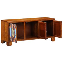 Berkfield Home Storage & Entryway Benches Brown, Multicolour Solid Sheesham wood in Brown - thumbnail 3