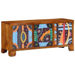 Berkfield Home Storage & Entryway Benches Brown, Multicolour Solid Sheesham wood in Brown - thumbnail 1