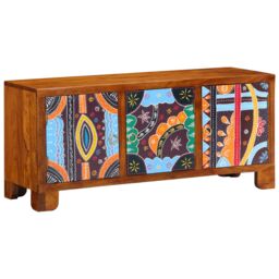 Berkfield Home Storage & Entryway Benches Brown, Multicolour Solid Sheesham wood in Brown - thumbnail 7
